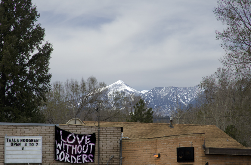 The Infoshop and the San Francisco Peaks
