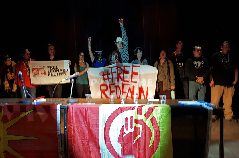 37e Journée de solidarity, 14 octobre 2017
Exigeons la libération de Red Fawn

